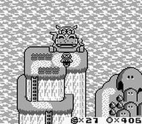 une photo d'Ã©cran de Super Mario Land 2 sur Nintendo Game Boy